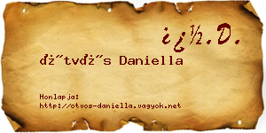 Ötvös Daniella névjegykártya